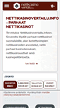 Mobile Screenshot of nettikasinovertailu.info